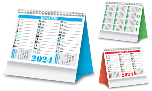 Calendari personalizzati da tavolo Minicolor